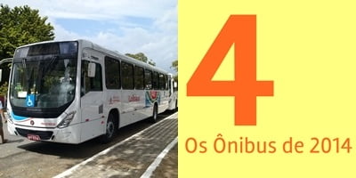 4º lugar os ônibus de 2014