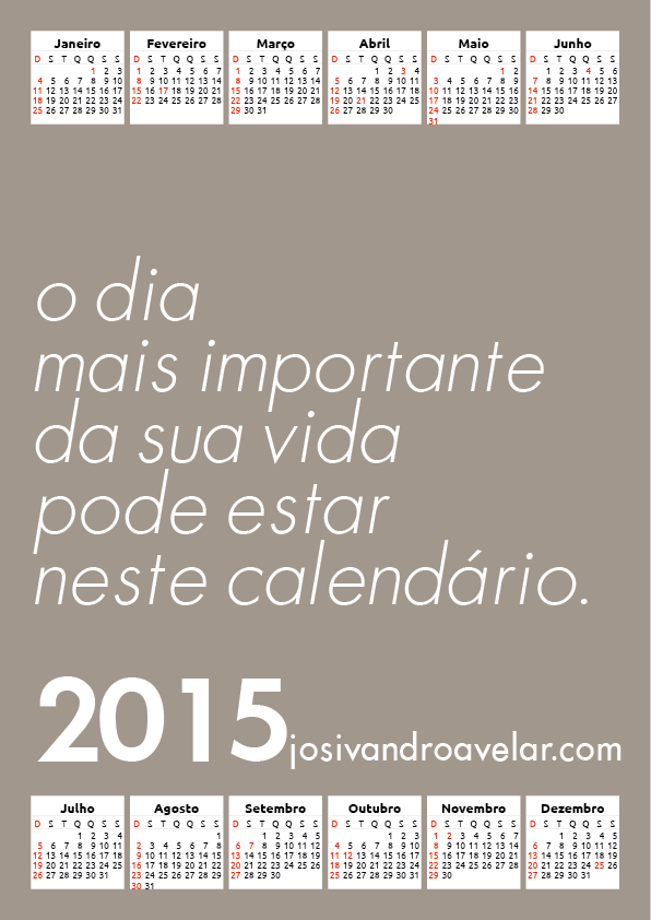 calendário josivandro avelar 2015 12