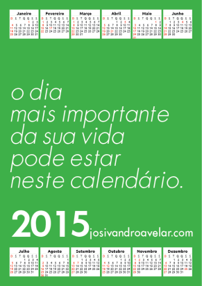 calendário josivandro avelar 2015 17