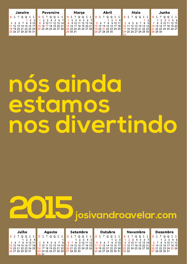 calendário josivandro avelar 2015 31