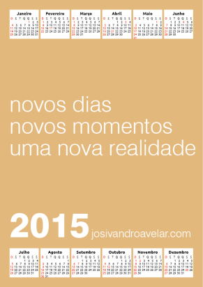 calendário josivandro avelar 2015 5