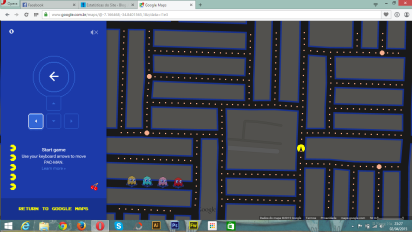 JOGANDO NA ESQUINA 3 Pac-Man está na Josefa Taveira, em frente a Feirinha.