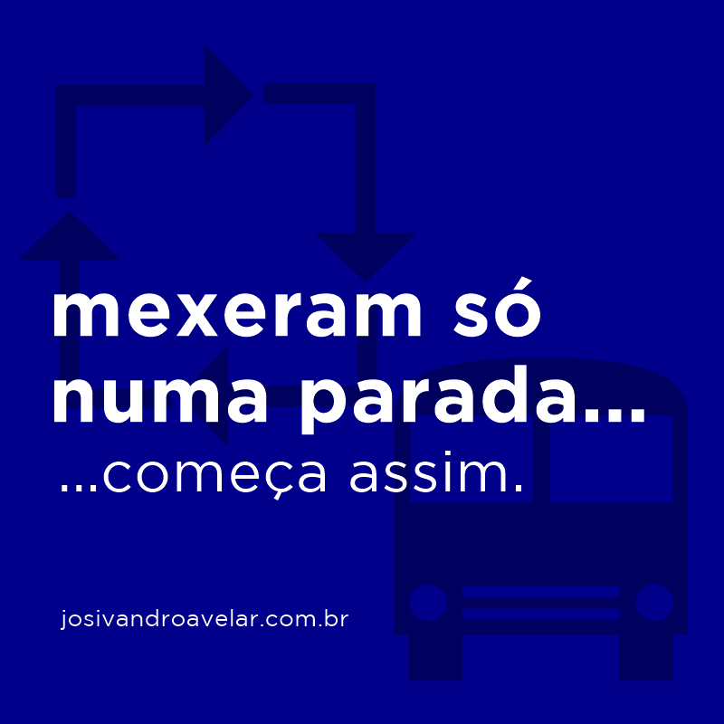 mexeram só numa parada