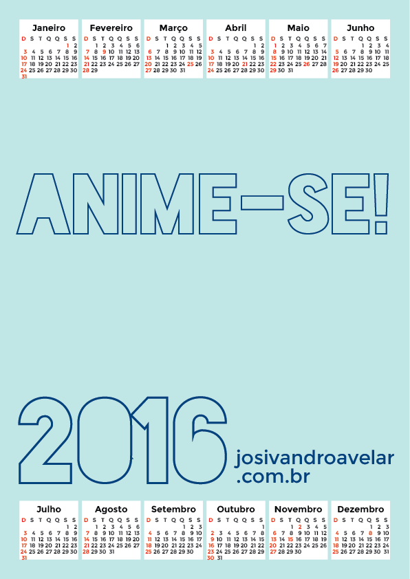 calendário 2016 16
