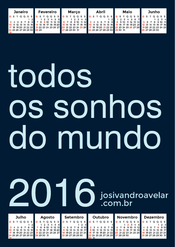 calendário 2016 26