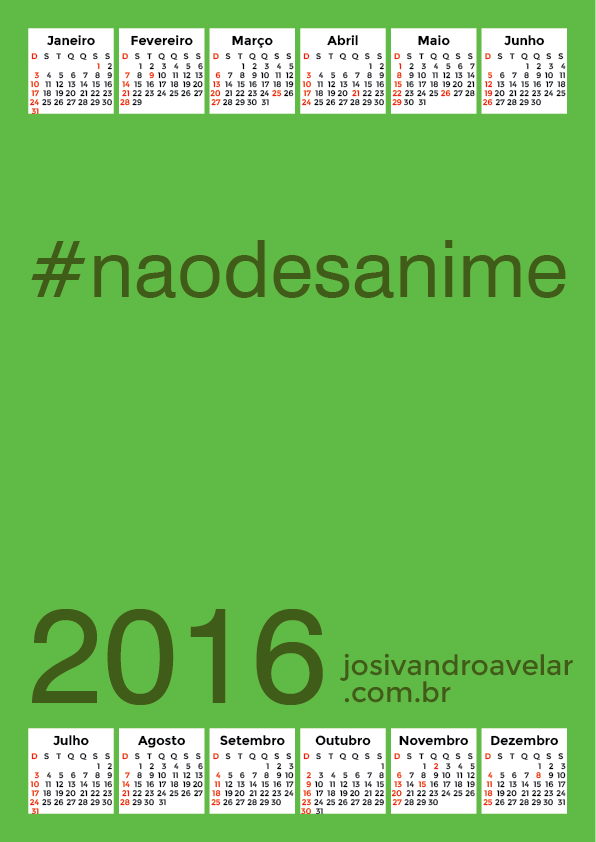 calendário 2016 28
