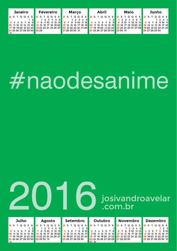 calendário 2016 29