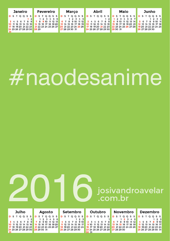 calendário 2016 32