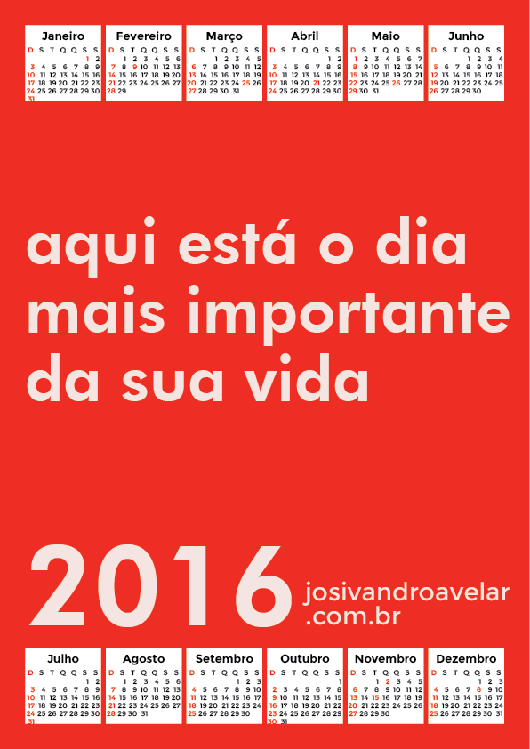 calendário 2016 33