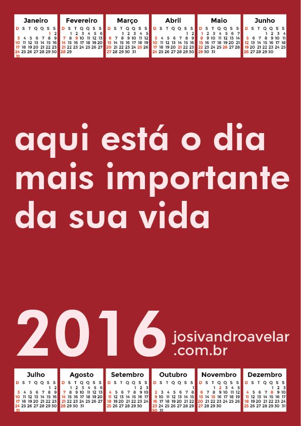 calendário 2016 37