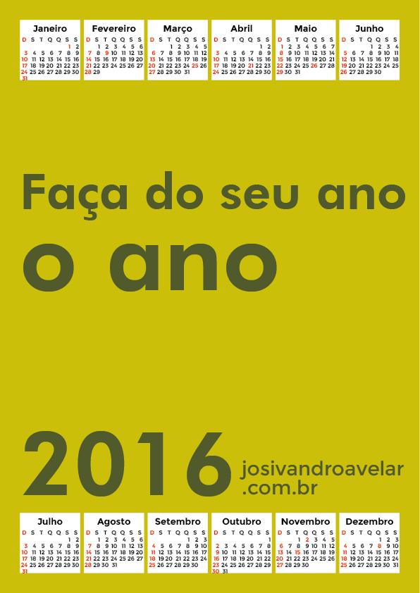 calendário 2016 46