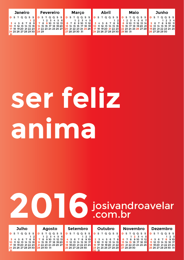 calendário 2016 50