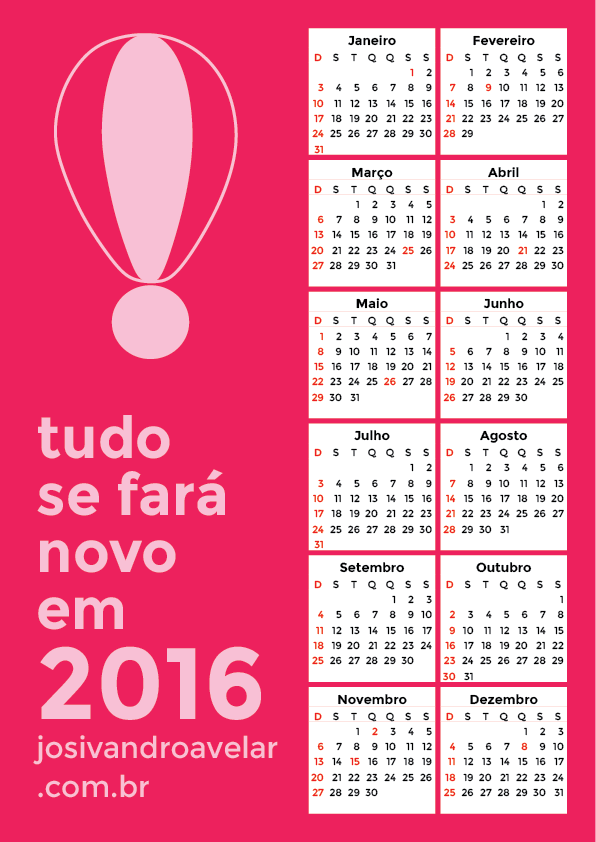 calendário 2016 6