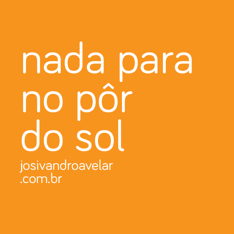 nada para no pôr do sol