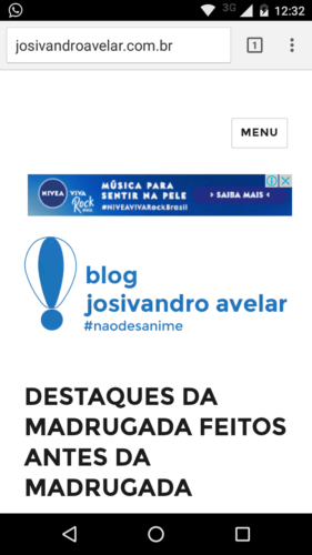 OLHO NO RAIO 1 O Blog Josivandro Avelar como ele realmente é nos celulares.