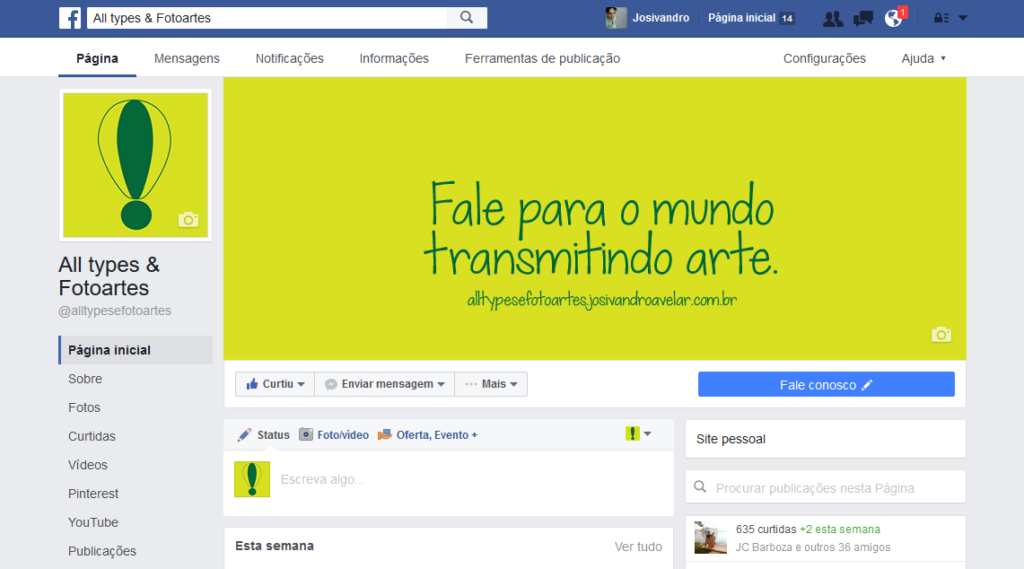 Facebook All types & Fotoartes- Agosto de 2016