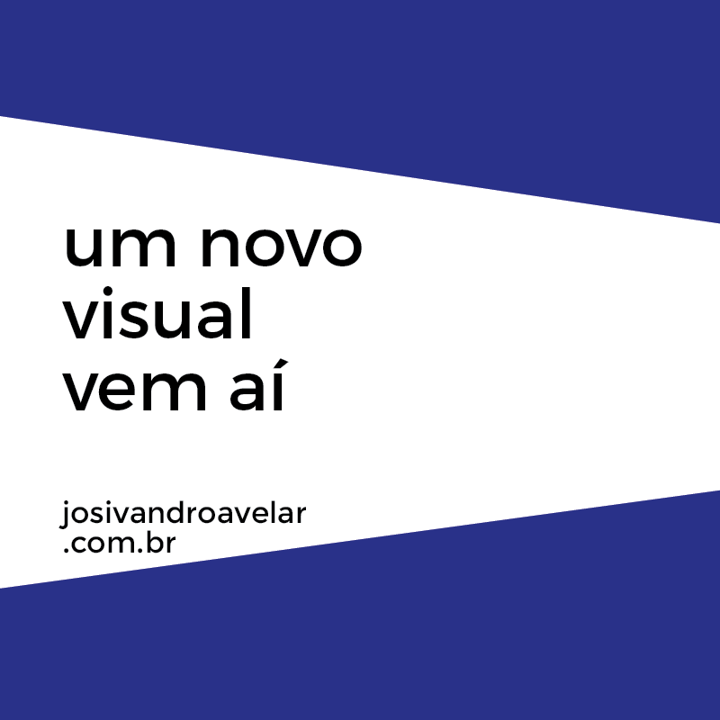 um novo visual vem aí