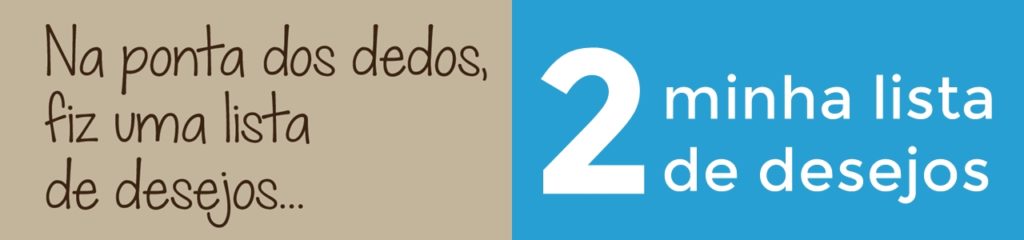 2º lugar Lista de desejos
