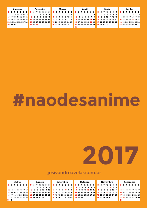 calendário 2017 28