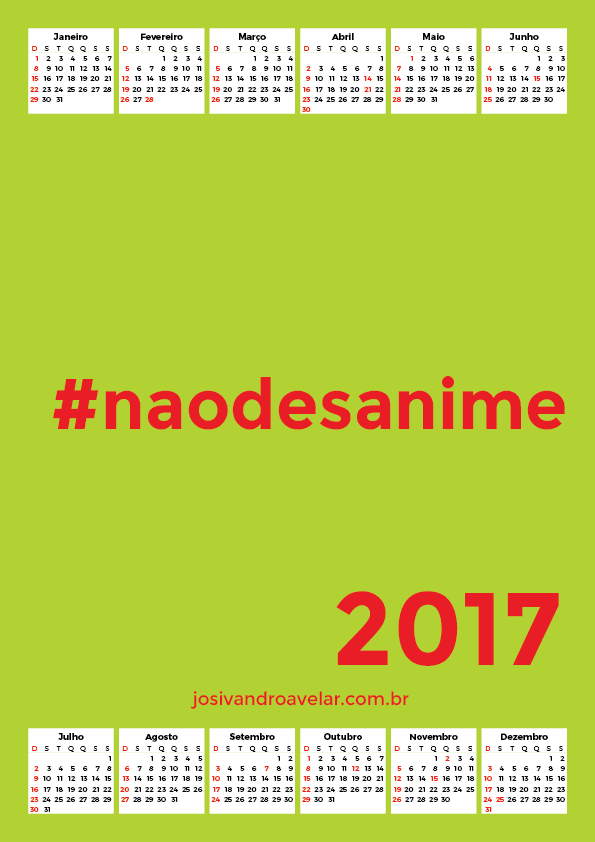 calendário 2017 29