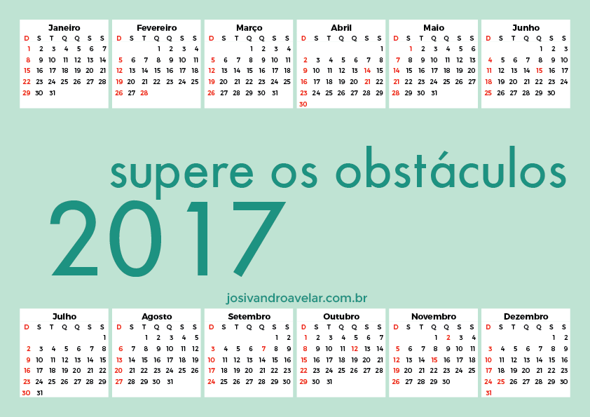 calendário 2017 49