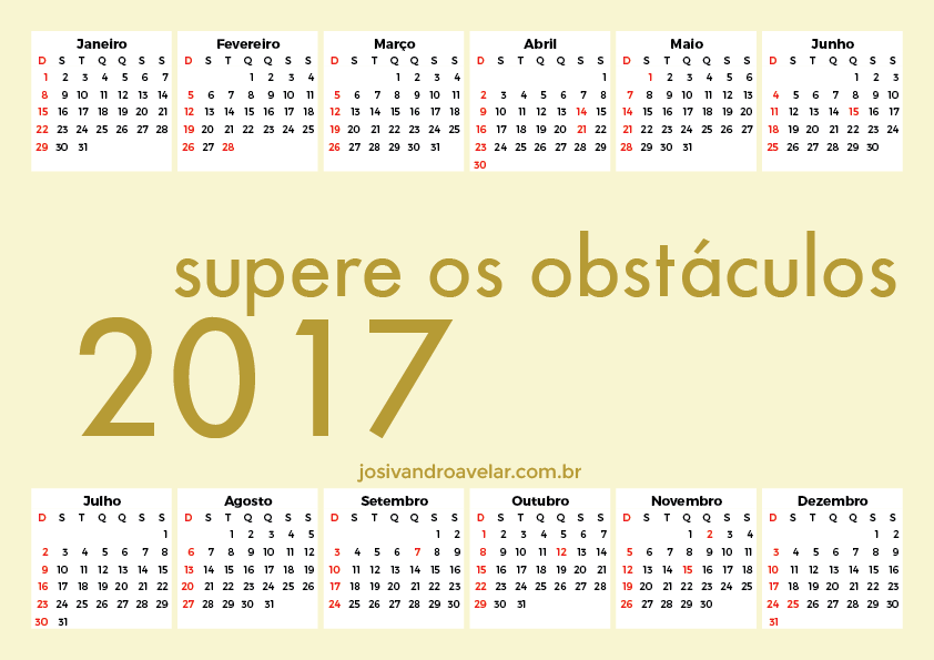 calendário 2017 54