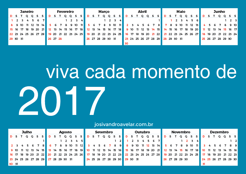 calendário 2017 68