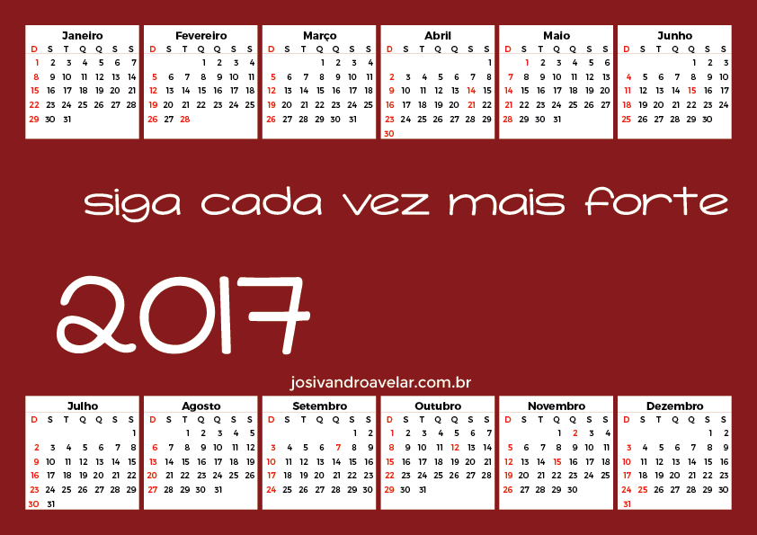 calendário 2017 91