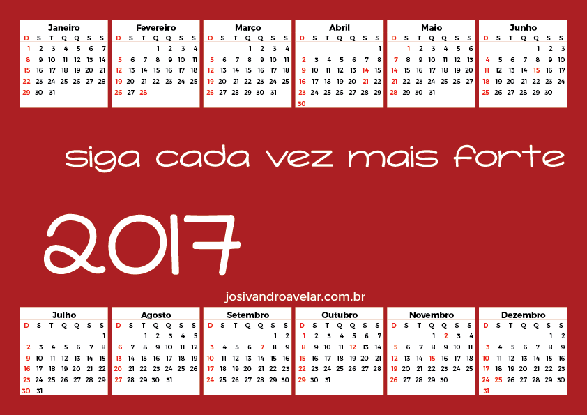 calendário 2017 95