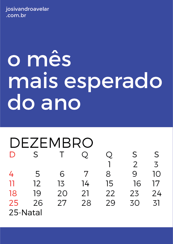 calendário dezembro 2016