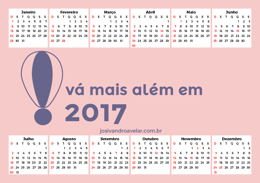 calendário 2017 23