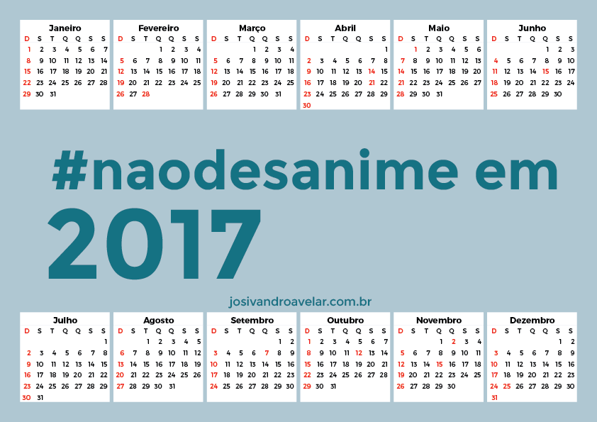 calendário 2017 43