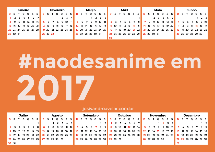 calendário 2017 46