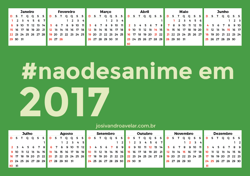 calendário 2017 47
