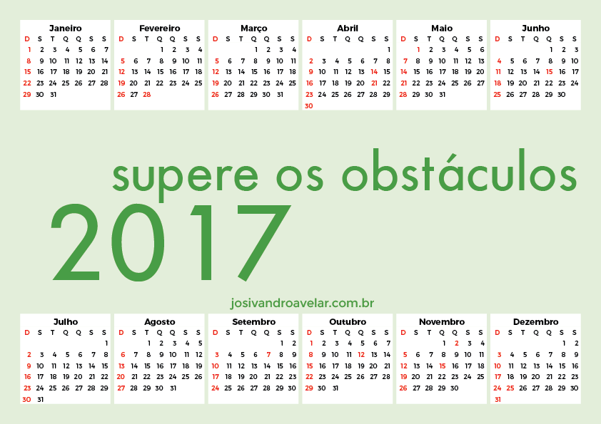 calendário 2017 48