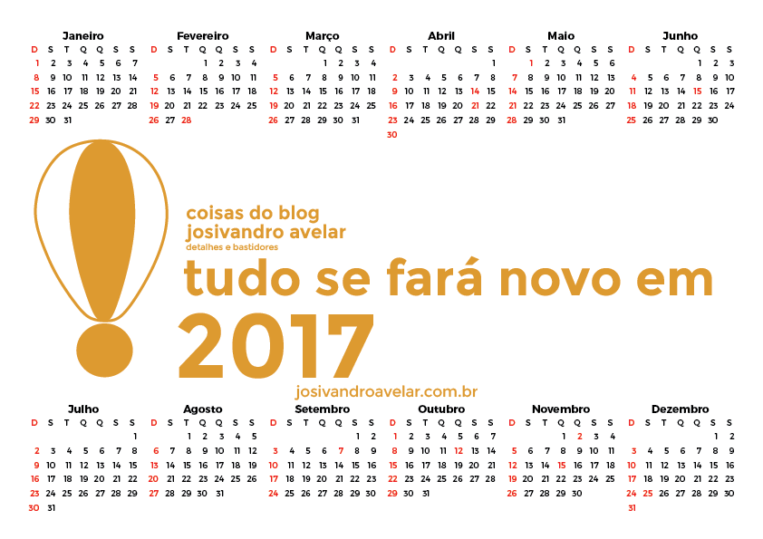 calendário 2017 6