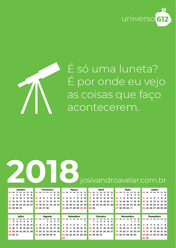 calendário 2018 12