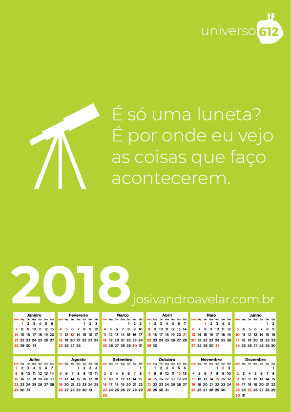 calendário 2018 17