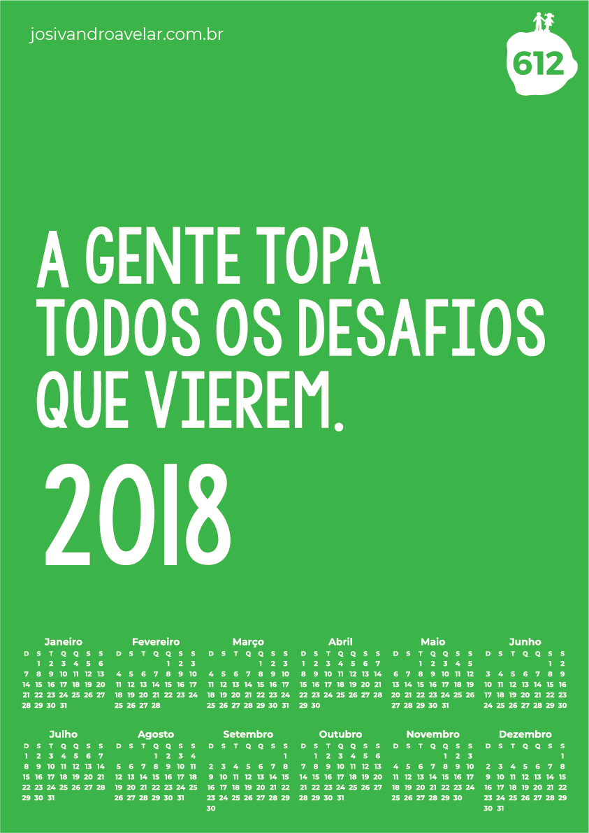 calendário 2018 30