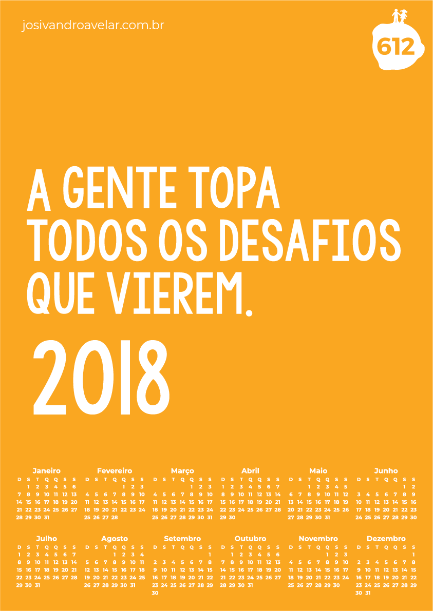 calendário 2018 31