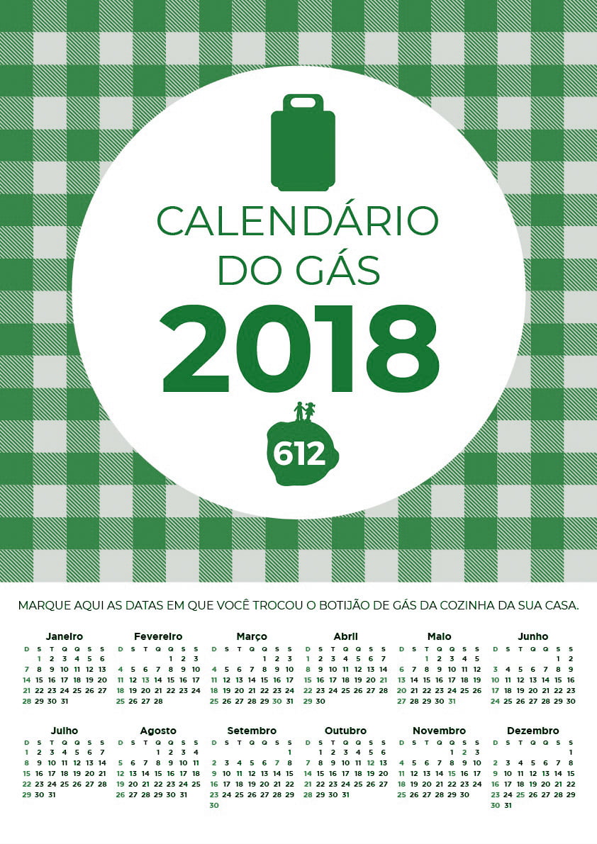 calendário do gás 2018 colorido 3