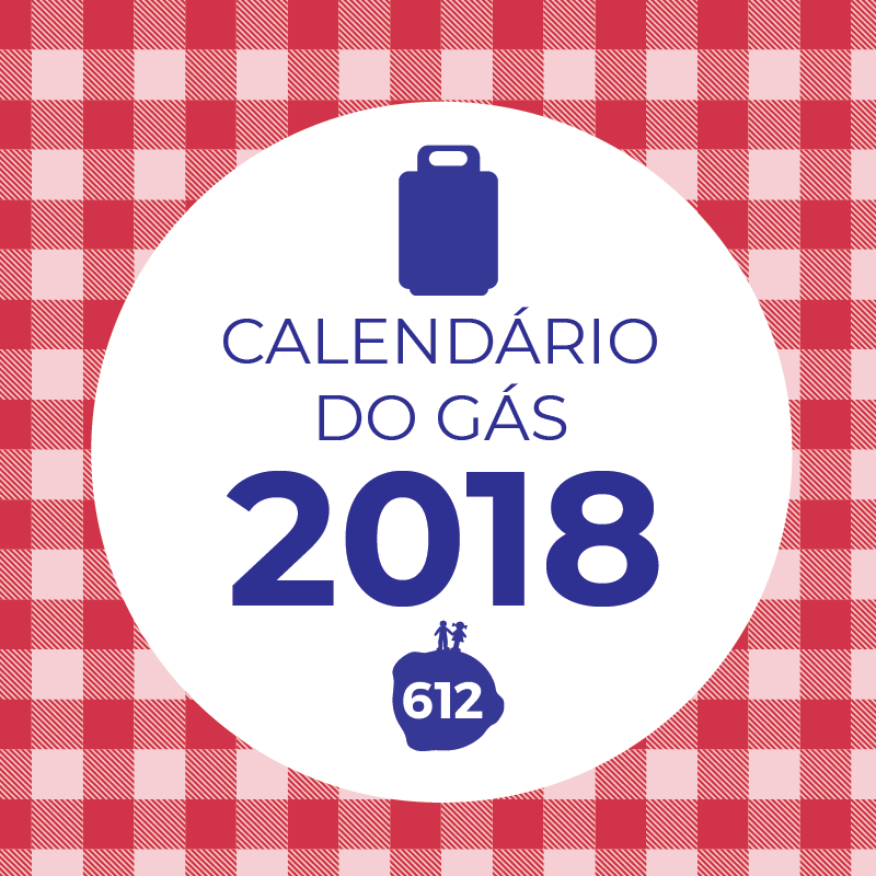 calendário do gás 2018