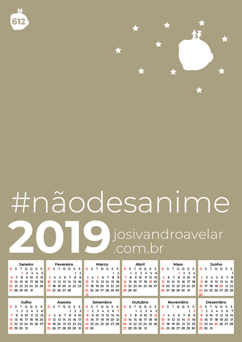 calendário 2019 18