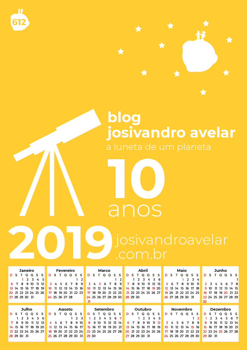 calendário 2019 2