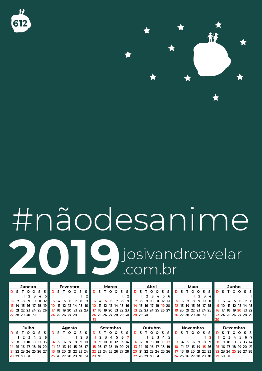 calendário 2019 21