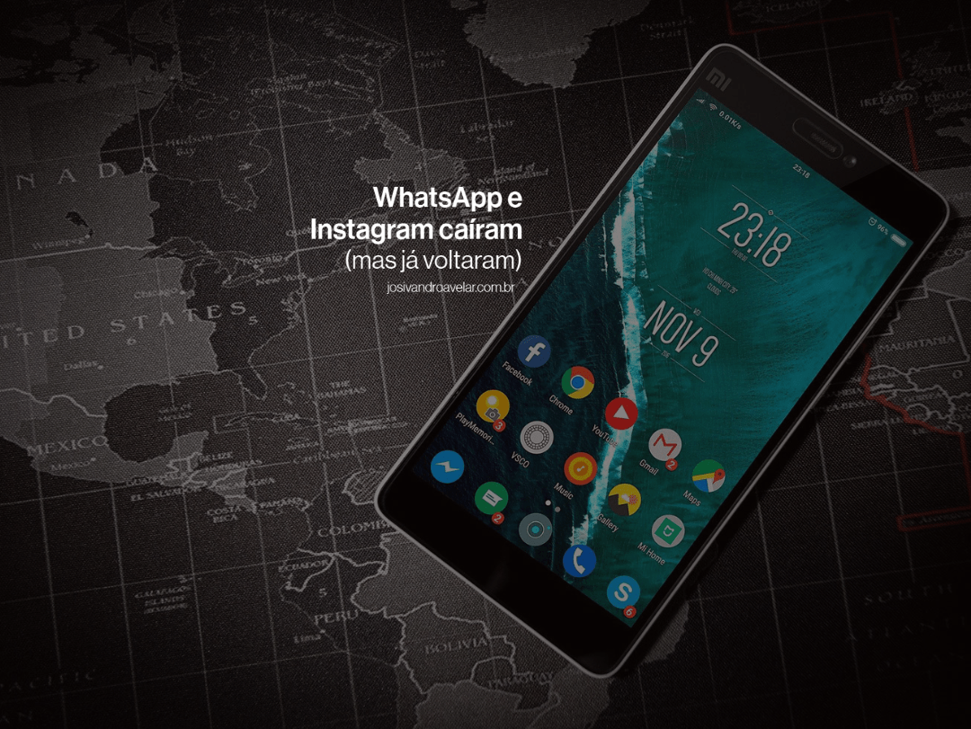 WhatsApp e Instagram caíram (mas já voltaram)