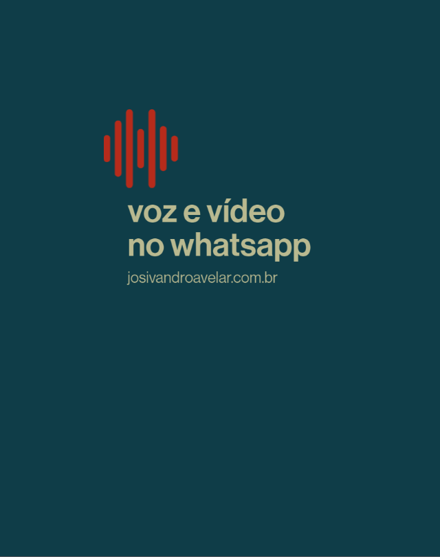 Chamadas de voz e vídeo no WhatsApp Web