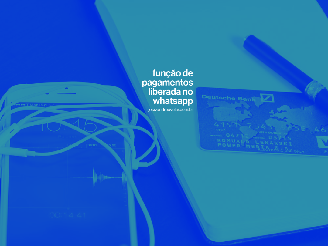 Função de pagamentos do WhatsApp é liberada