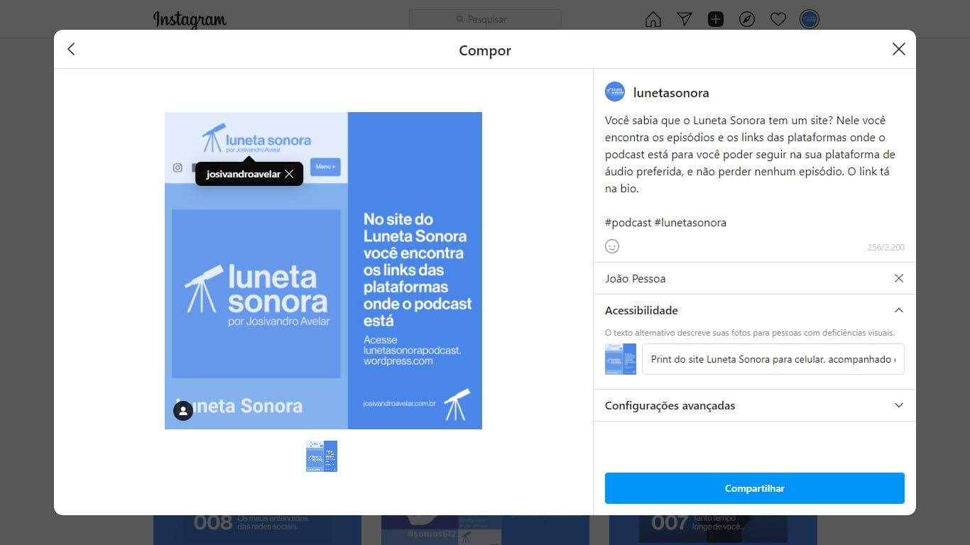 Postando no Instagram pelo computador - literalmente - sem gambiarra 8 download 6