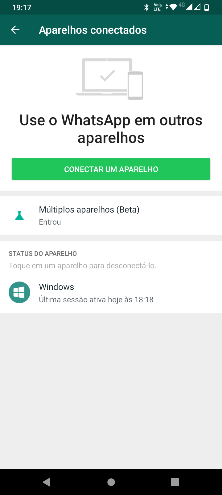 WhatsApp em múltiplos aparelhos liberado para todos - ainda em beta 4 Screenshot 20210914 191758